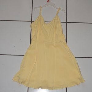 Dress yellow skater